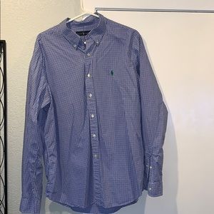 Men’s Ralph Lauren Blue & White Button-down